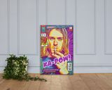 Kurt Cobain lifestyle mockup — Comic Strip Canvas