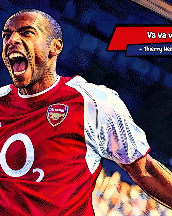 Thierry Henry — Comic Strip Canvas