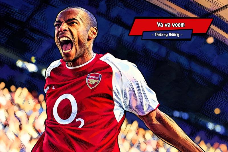 Thierry Henry — Comic Strip Canvas
