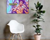 Bruce Lee lifestyle mockup — Comic Strip Canvas