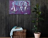 The Rat Pack lifestyle mockup — Comic Strip Canvas