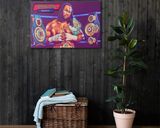 Lennox Lewis lifestyle mockup — Comic Strip Canvas