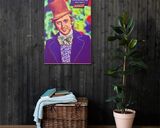 Willy Wonka lifestyle mockup — Comic Strip Canvas