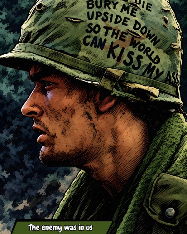 Platoon — Comic Strip Canvas