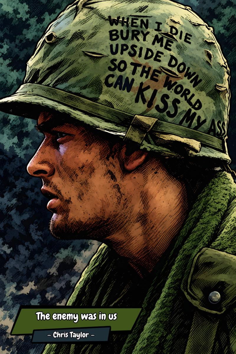 Platoon — Comic Strip Canvas