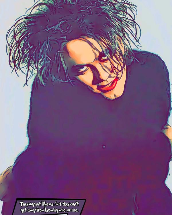 The Cure — Comic Strip Canvas