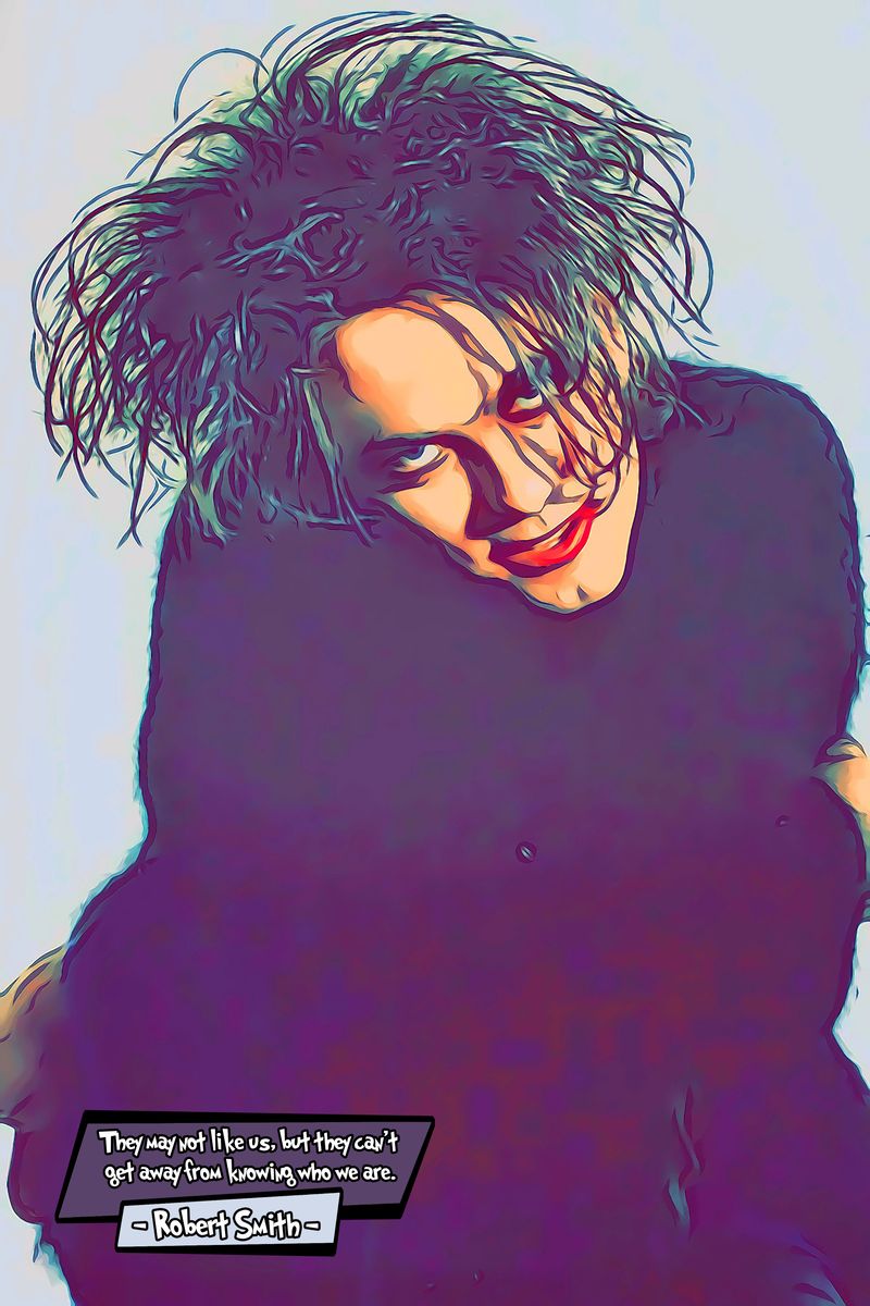 The Cure — Comic Strip Canvas