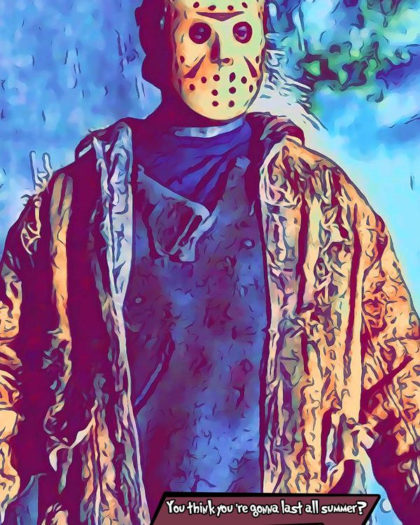 Jason Vorhees — Comic Strip Canvas