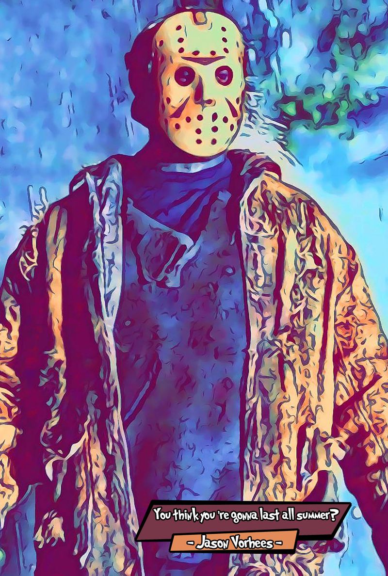 Jason Vorhees — Comic Strip Canvas