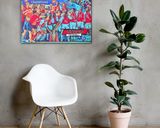 The Invincibles lifestyle mockup — Comic Strip Canvas
