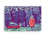 Schindler's List lifestyle mockup — Comic Strip Canvas