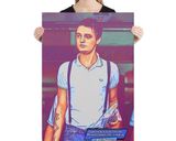 Pete Doherty lifestyle mockup — Comic Strip Canvas