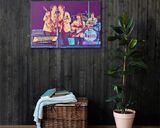 The Beatles lifestyle mockup — Comic Strip Canvas