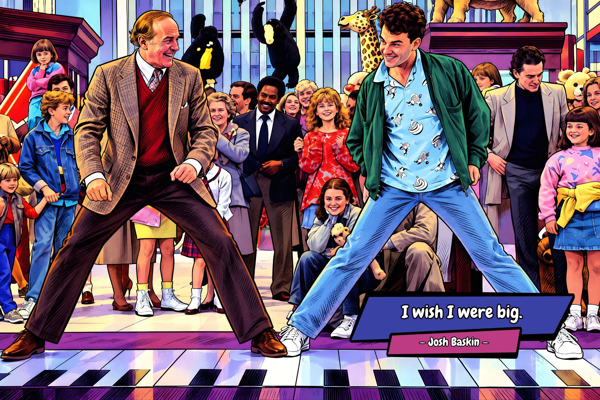 Big — Comic Strip Canvas