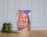 6ix9ine lifestyle mockup — Comic Strip Canvas