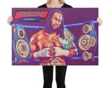 Lennox Lewis lifestyle mockup — Comic Strip Canvas