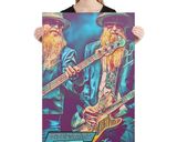 ZZ Top lifestyle mockup — Comic Strip Canvas