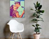 An Officer And A Gentleman lifestyle mockup — Comic Strip Canvas