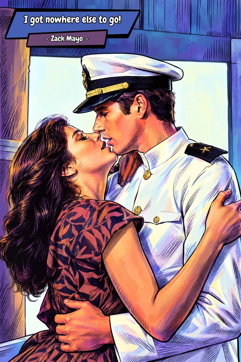An Officer And A Gentleman — Comic Strip Canvas