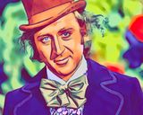 Willy Wonka — Comic Strip Canvas