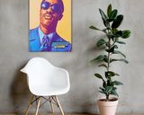 Stevie Wonder lifestyle mockup — Comic Strip Canvas