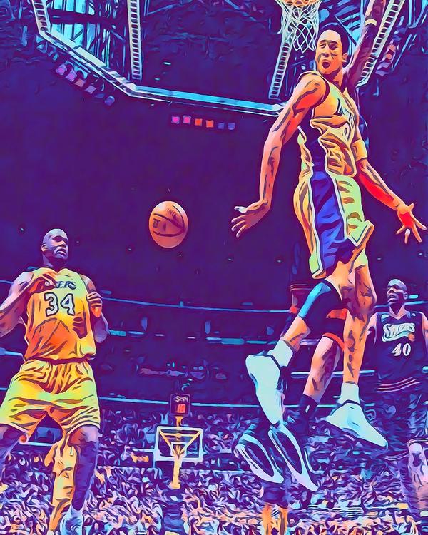 Kobe Bryant — Comic Strip Canvas