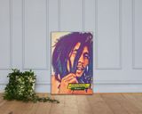 Bob Marley lifestyle mockup — Comic Strip Canvas