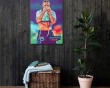 Gazza lifestyle mockup — Comic Strip Canvas