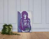 Joey Ramone lifestyle mockup — Comic Strip Canvas