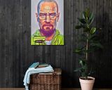 Walter White lifestyle mockup — Comic Strip Canvas