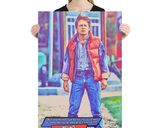 Marty McFly lifestyle mockup — Comic Strip Canvas