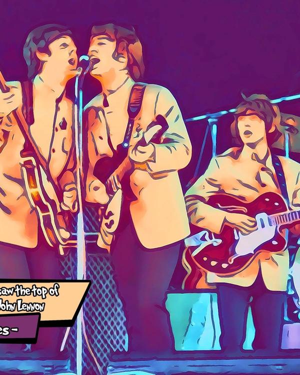 The Beatles — Comic Strip Canvas