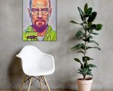Walter White lifestyle mockup — Comic Strip Canvas
