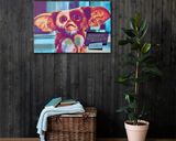 Gizmo lifestyle mockup — Comic Strip Canvas