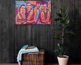 The Wanderers lifestyle mockup — Comic Strip Canvas