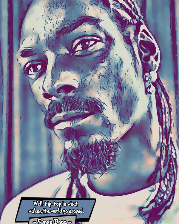 Snoop Dogg — Comic Strip Canvas