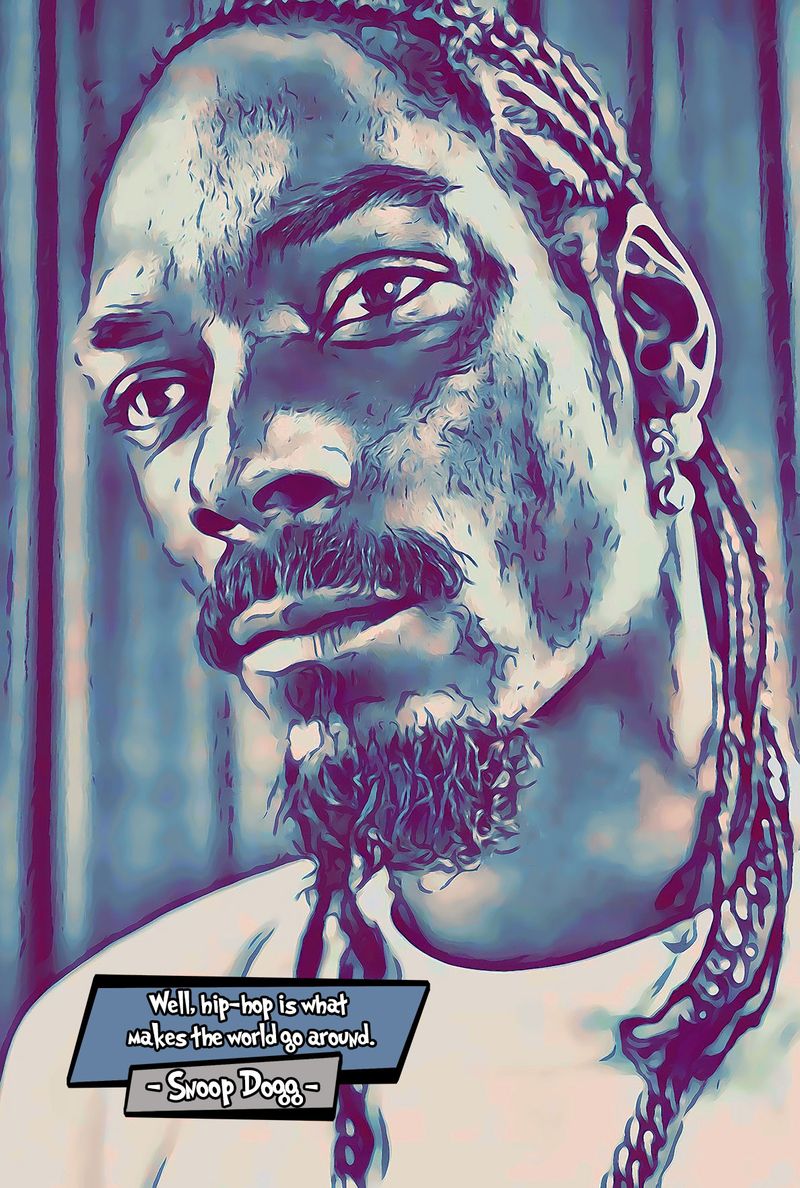 Snoop Dogg — Comic Strip Canvas