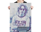 John Lennon lifestyle mockup — Comic Strip Canvas