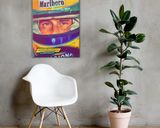 Ayrton Senna lifestyle mockup — Comic Strip Canvas