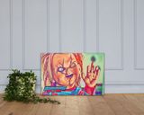 Chucky lifestyle mockup — Comic Strip Canvas