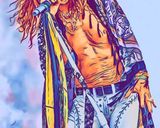Steven Tyler — Comic Strip Canvas