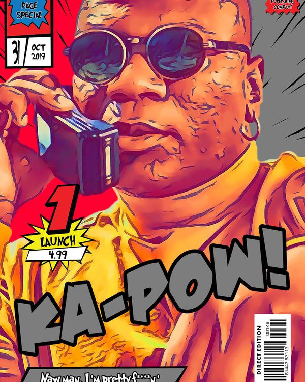 Marcellus Wallace — Comic Strip Canvas