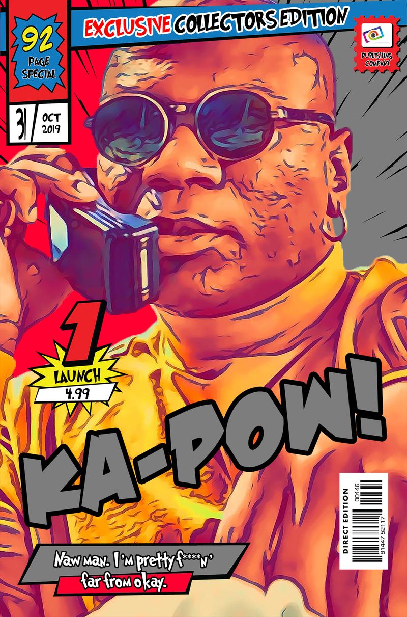 Marcellus Wallace — Comic Strip Canvas