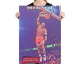 Michael Jordan lifestyle mockup — Comic Strip Canvas
