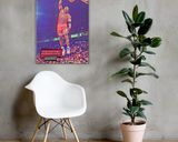 Michael Jordan lifestyle mockup — Comic Strip Canvas
