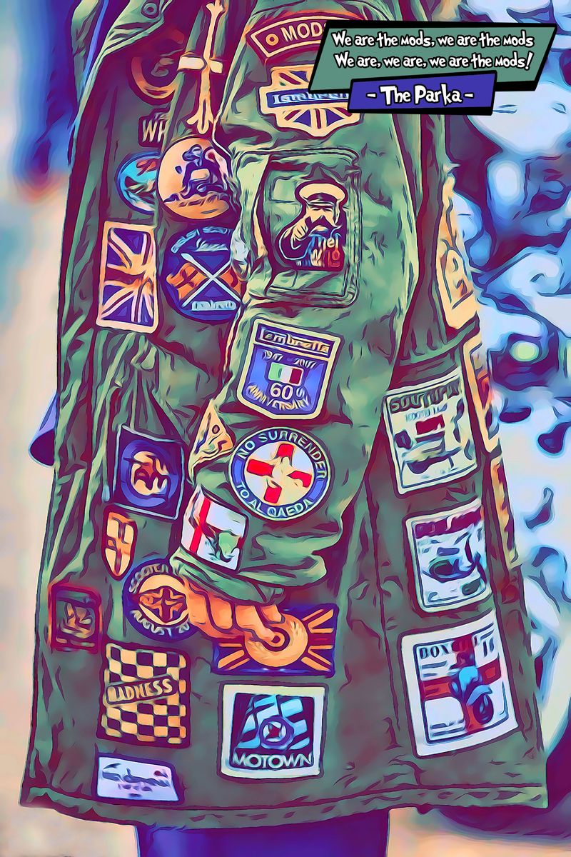 Mods — Comic Strip Canvas