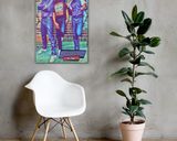 Run DMC lifestyle mockup — Comic Strip Canvas