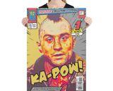 Travis Bickle lifestyle mockup — Comic Strip Canvas