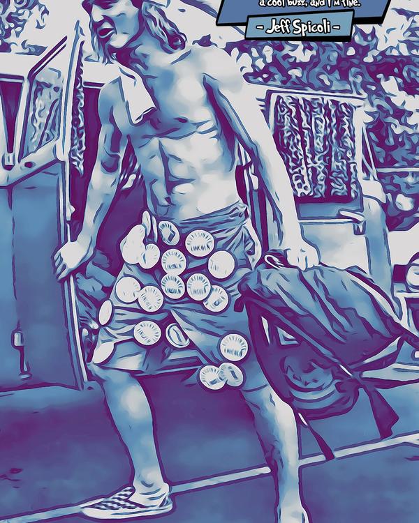 Jeff Spicoli — Comic Strip Canvas