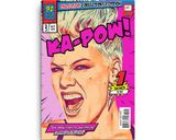 Pink lifestyle mockup — Comic Strip Canvas